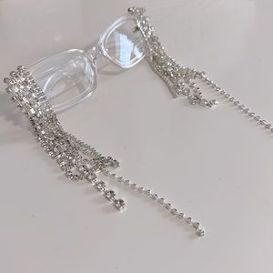 Brand new Renaissance Clear rhinestone sunglasses